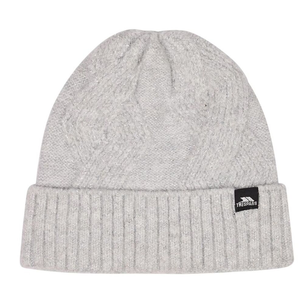 Trespass Womens/Ladies Jalen Knitted Beanie / Gray Marl
